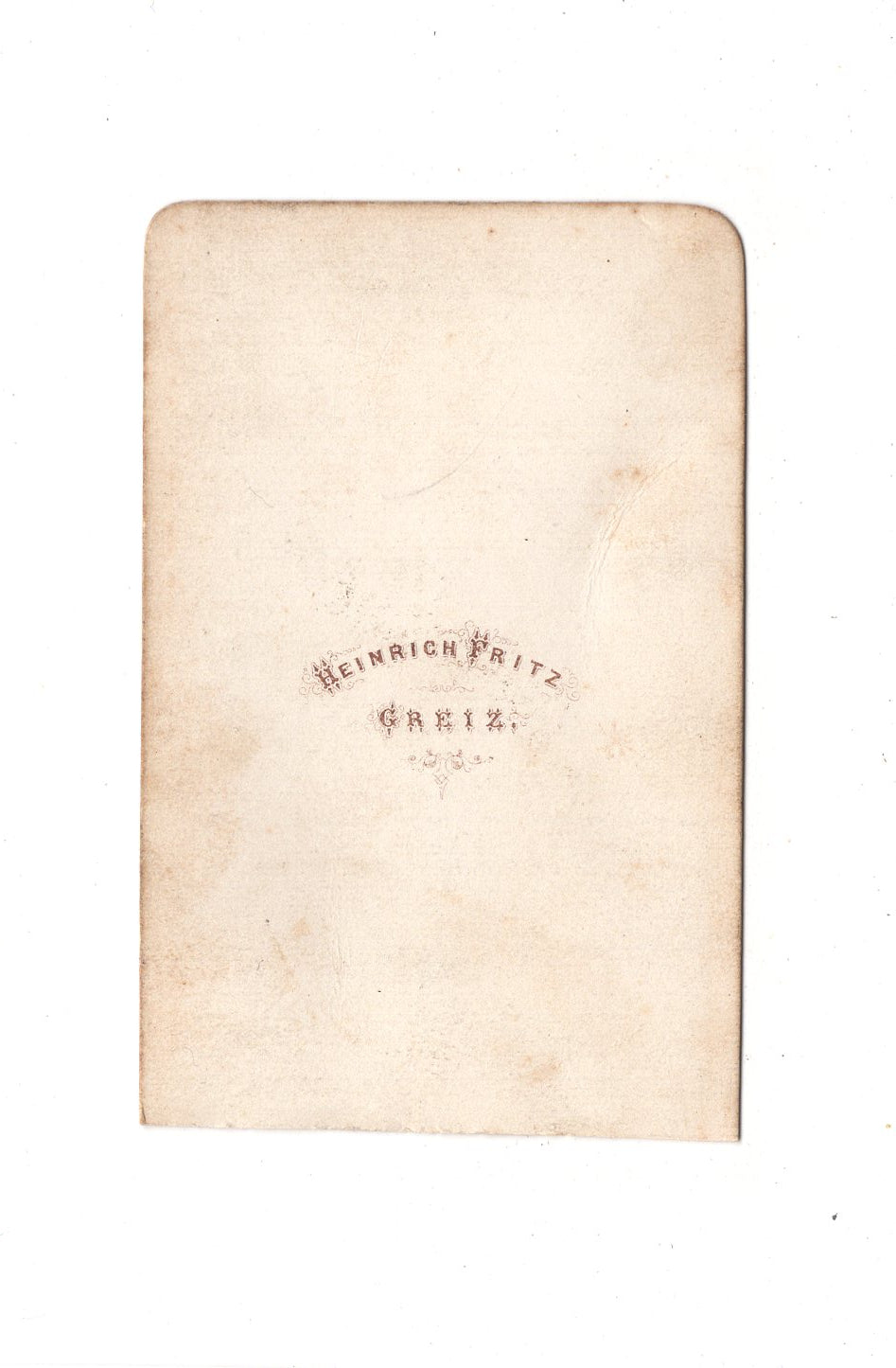 Fotografie Damenportrait - Greiz 1860er / CDV C1-04