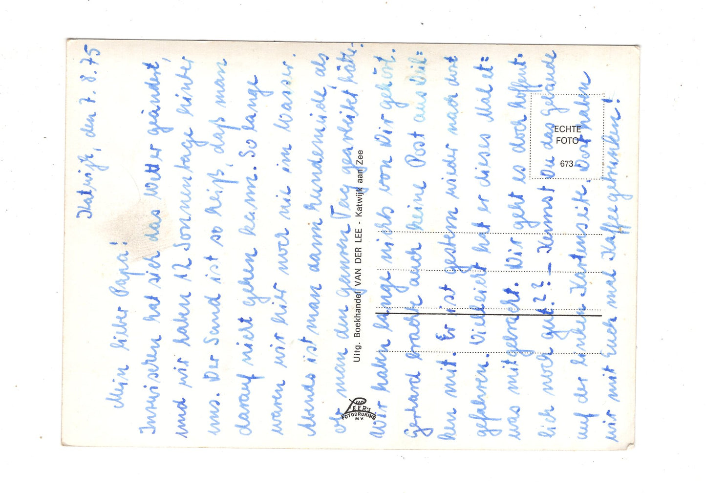 Ansichtskarte Katwijk aan Zee / Niederlande / M1-69