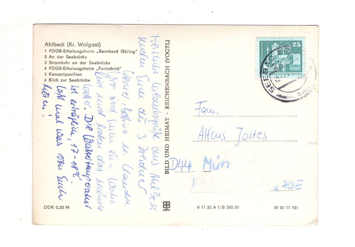 Ansichtskarte Seebad Ahlbeck / An der Seebrücke +++ / J1-66