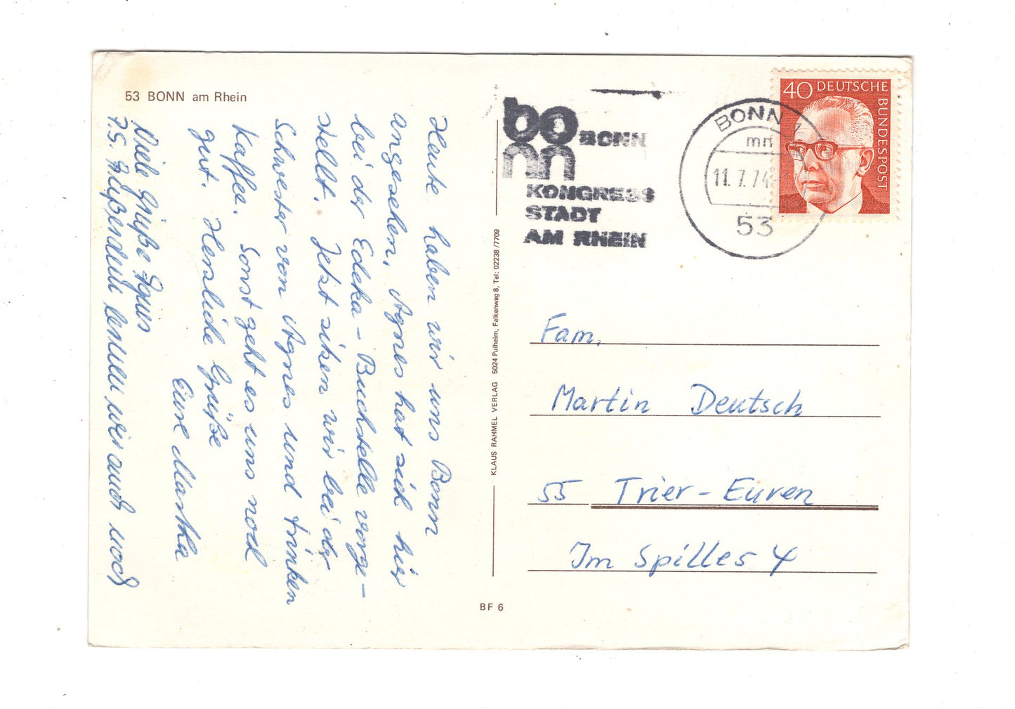 Ansichtskarte Bonn am Rhein / Münster +++