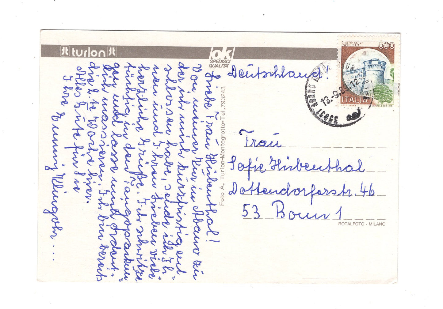 Ansichtskarte Abano Terme / Italien