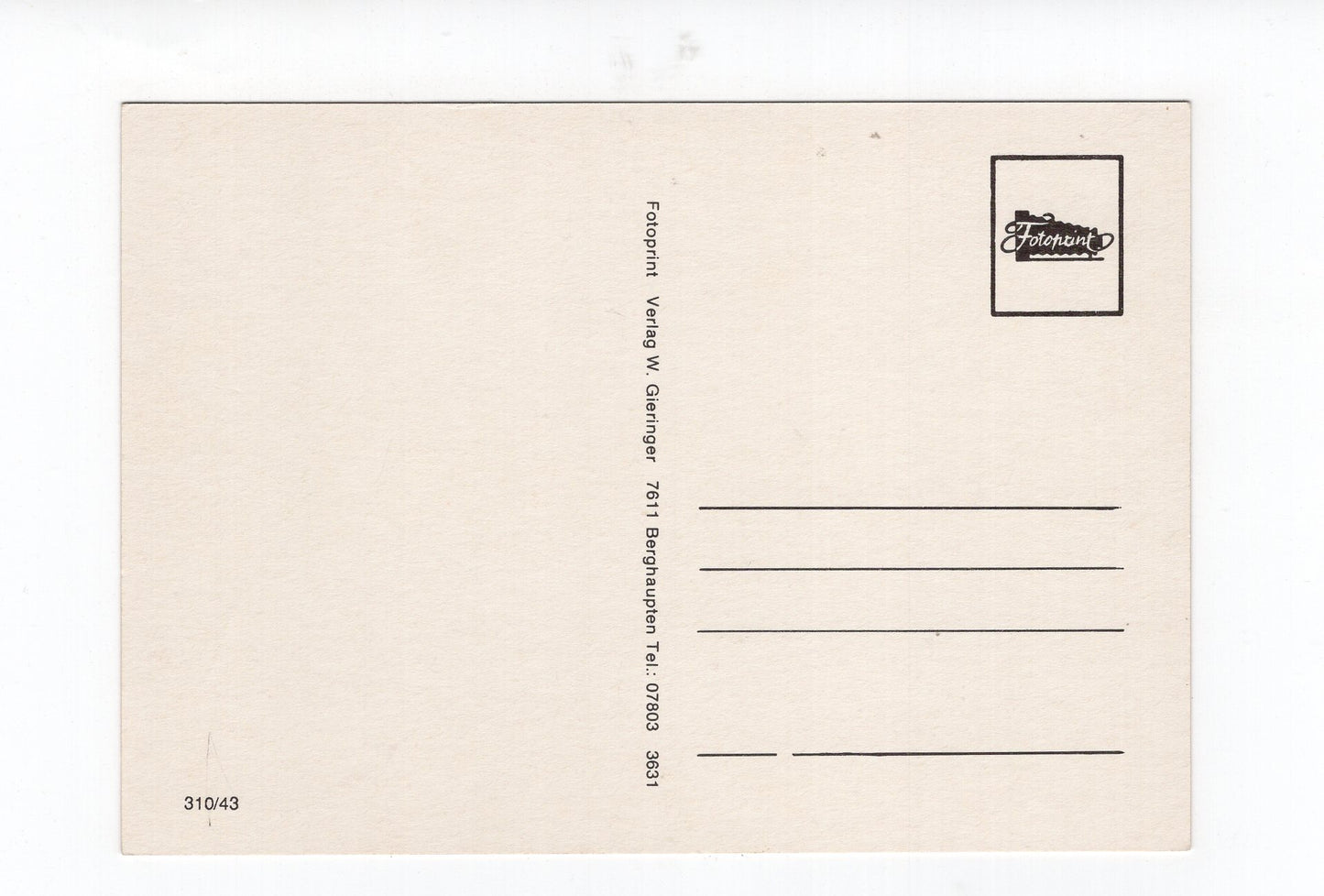 Ansichtskarte Titisee im Hochschwarzwald