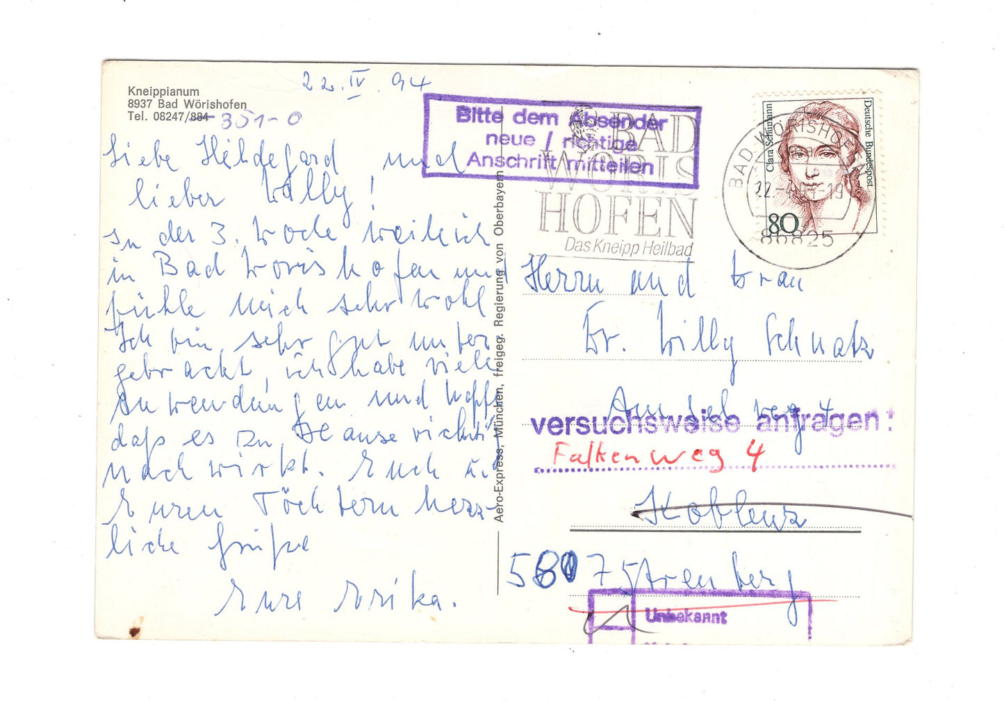 Ansichtskarte Bad Wörishofen / Allgäu / Kneippianum