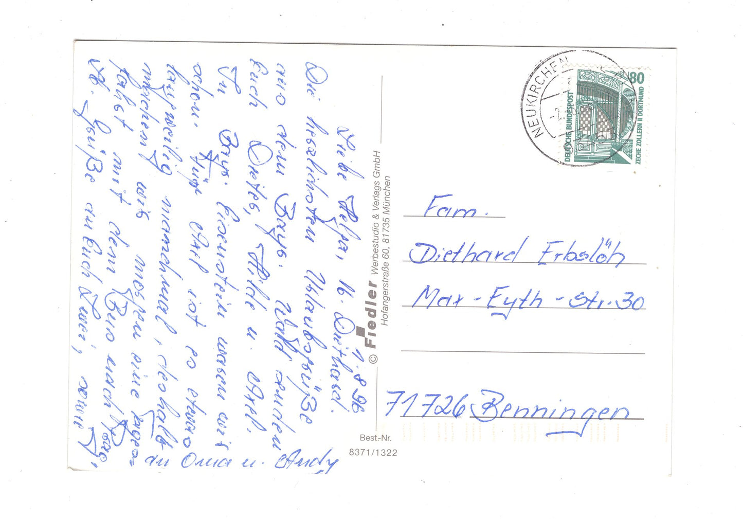 Ansichtskarte Bayerisch Eisenstein und Böhmisch Eisenstein CSFR