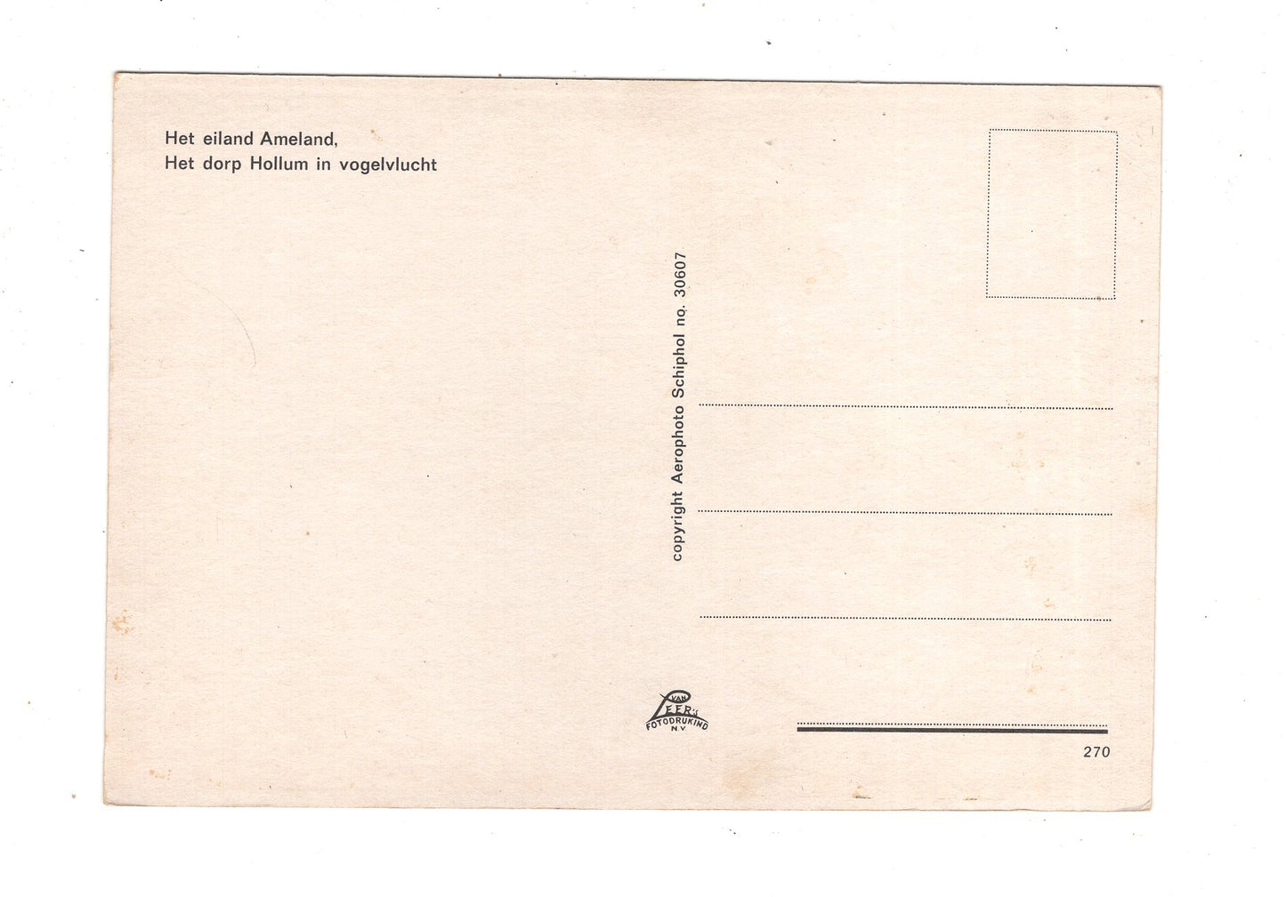 Ansichtskarte Ameland / Hollum / Niederlande / M1-69