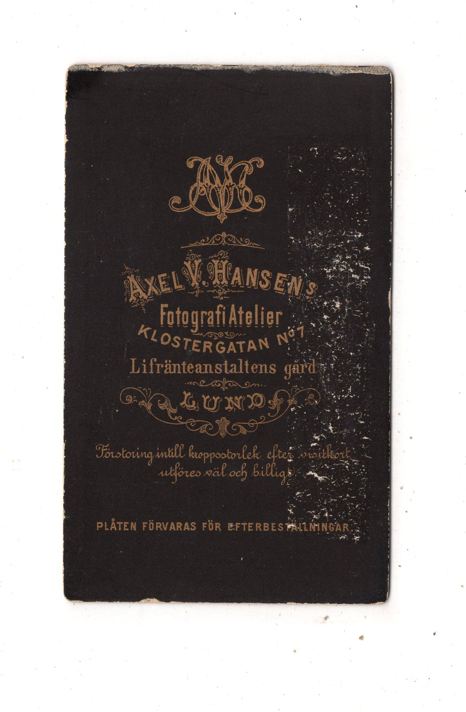 Fotografie Feine Dame - Lund 1880er