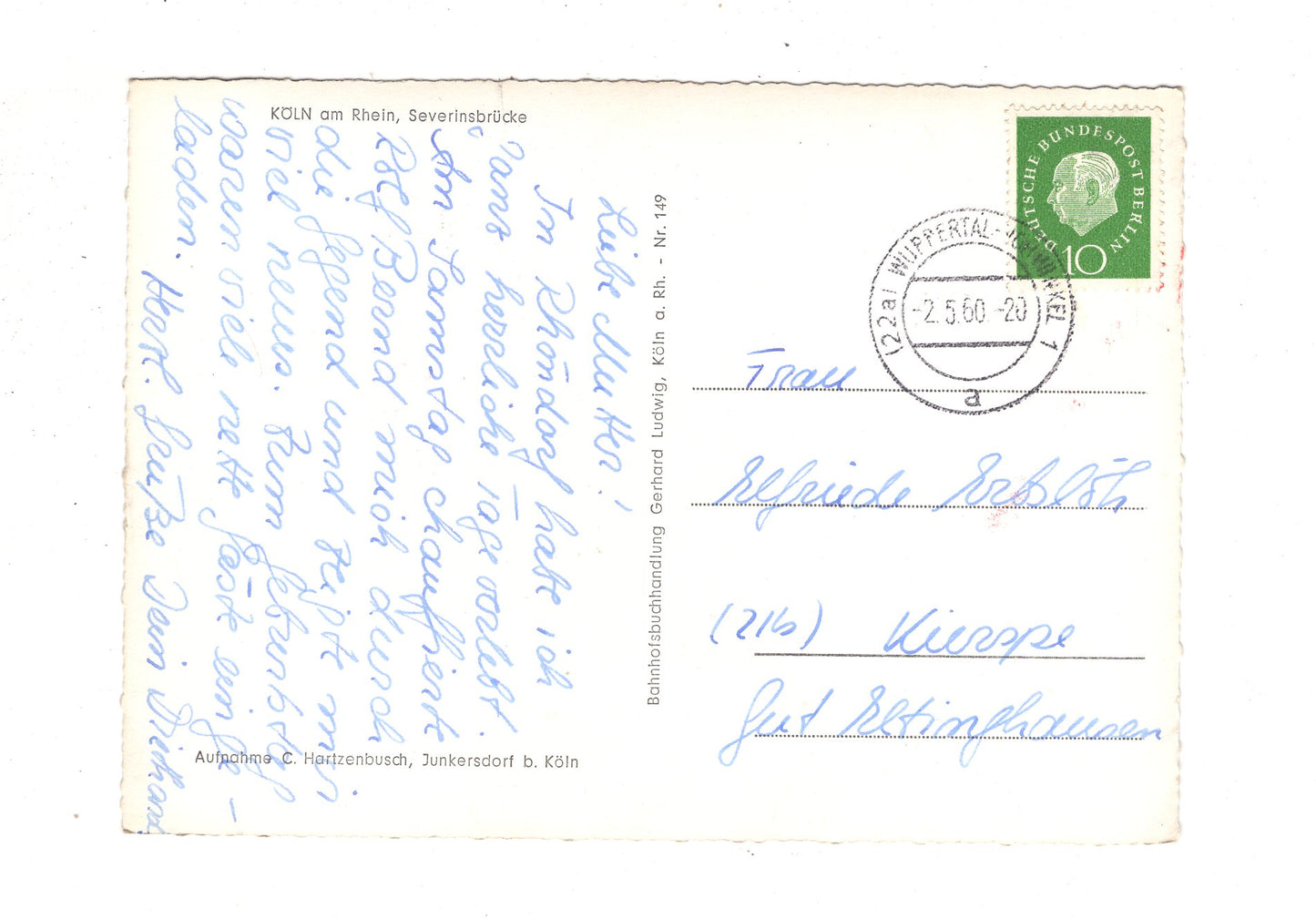 Ansichtskarte Köln am Rhein / Severinsbrücke / I1-68