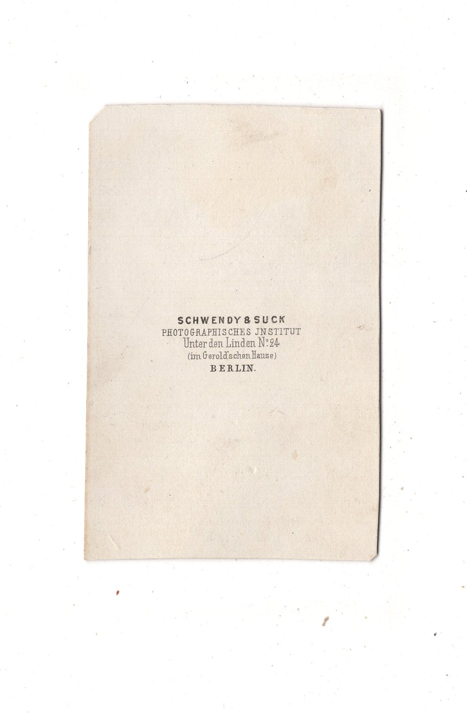 Fotografie Soldat - Berlin 1860er / CDV M1-07