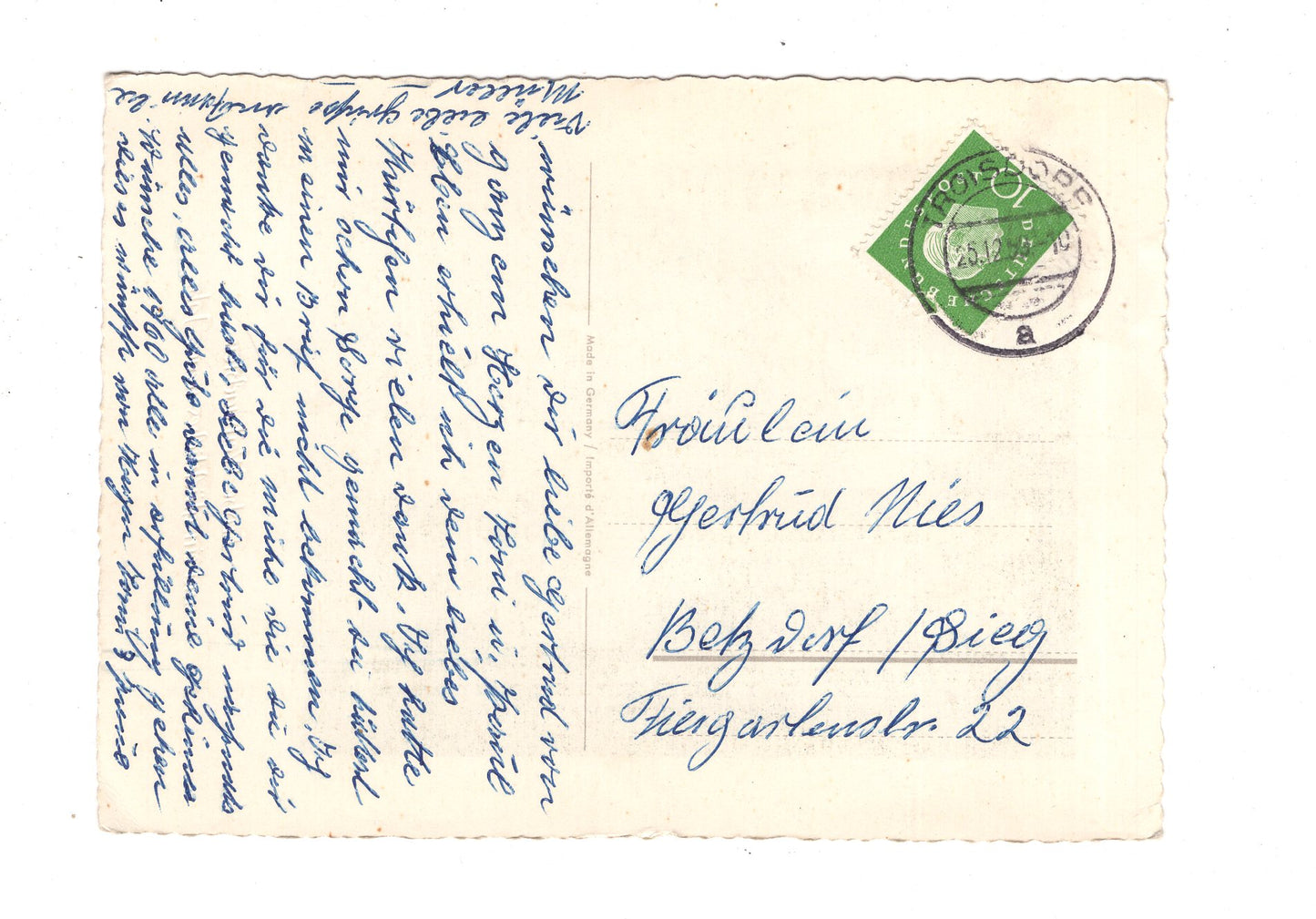 Ansichtskarte Feiertage / Frohe Weihnachten / K1-62