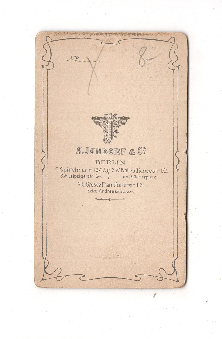 Fotografie Niedliches kleines Mädchen - Berlin 1890er / CDV M1-27