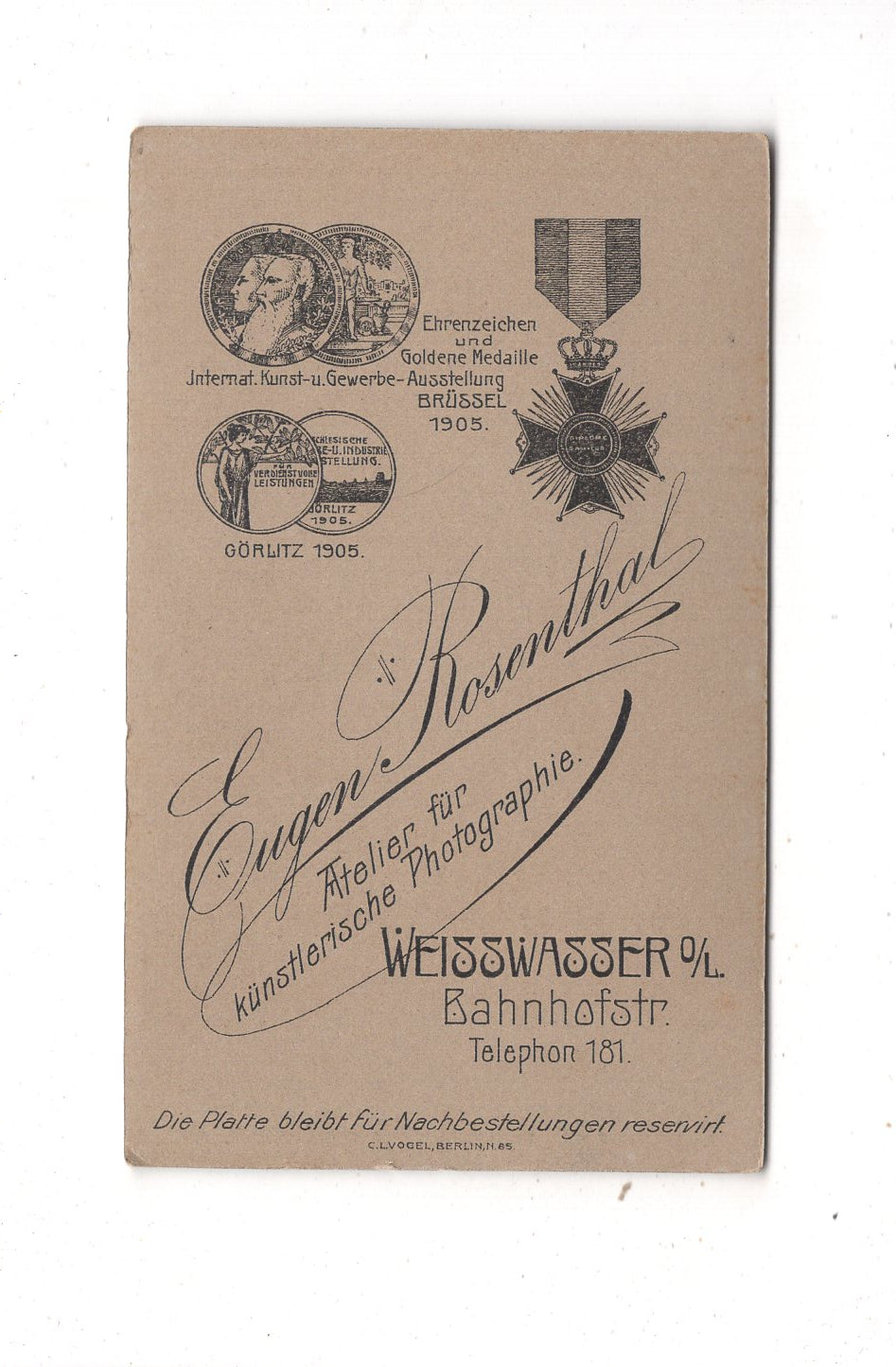 Fotografie Schönes Kinderbild / Baby - Weißwasser 1900er / CDV N1-10