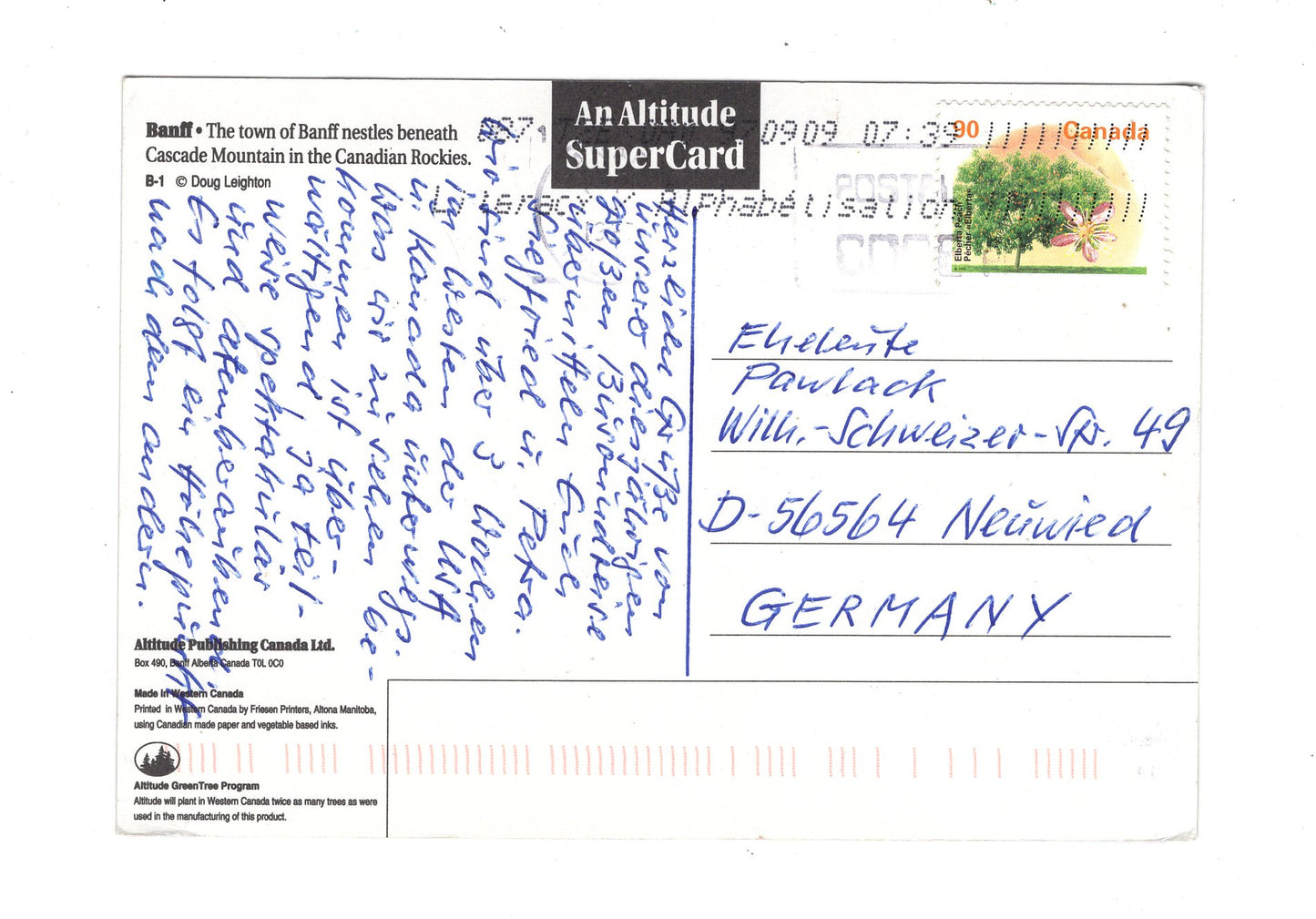 Ansichtskarte Banff / Canadian Rockies / Kanada