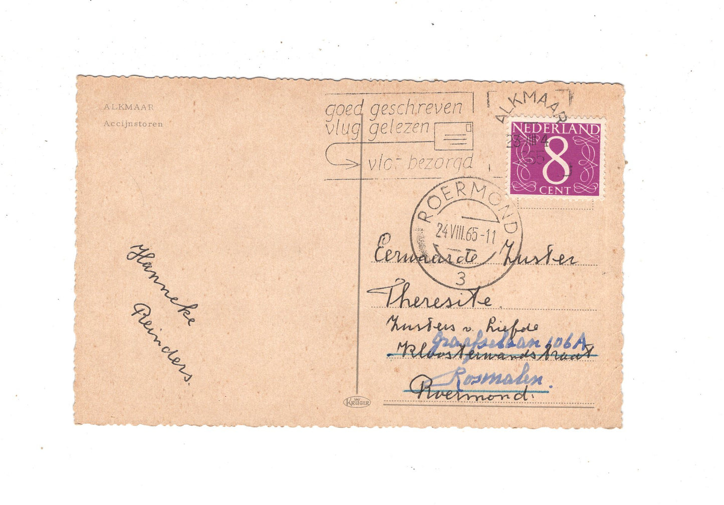 Ansichtskarte Alkmaar / Accijnstoren / Niederlande / M1-69