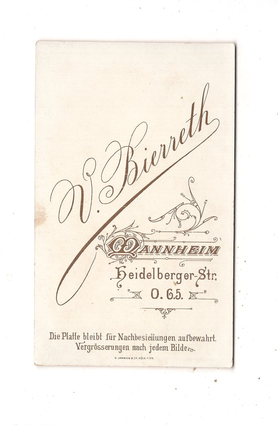 Fotografie Soldat - Mannheim 1890er