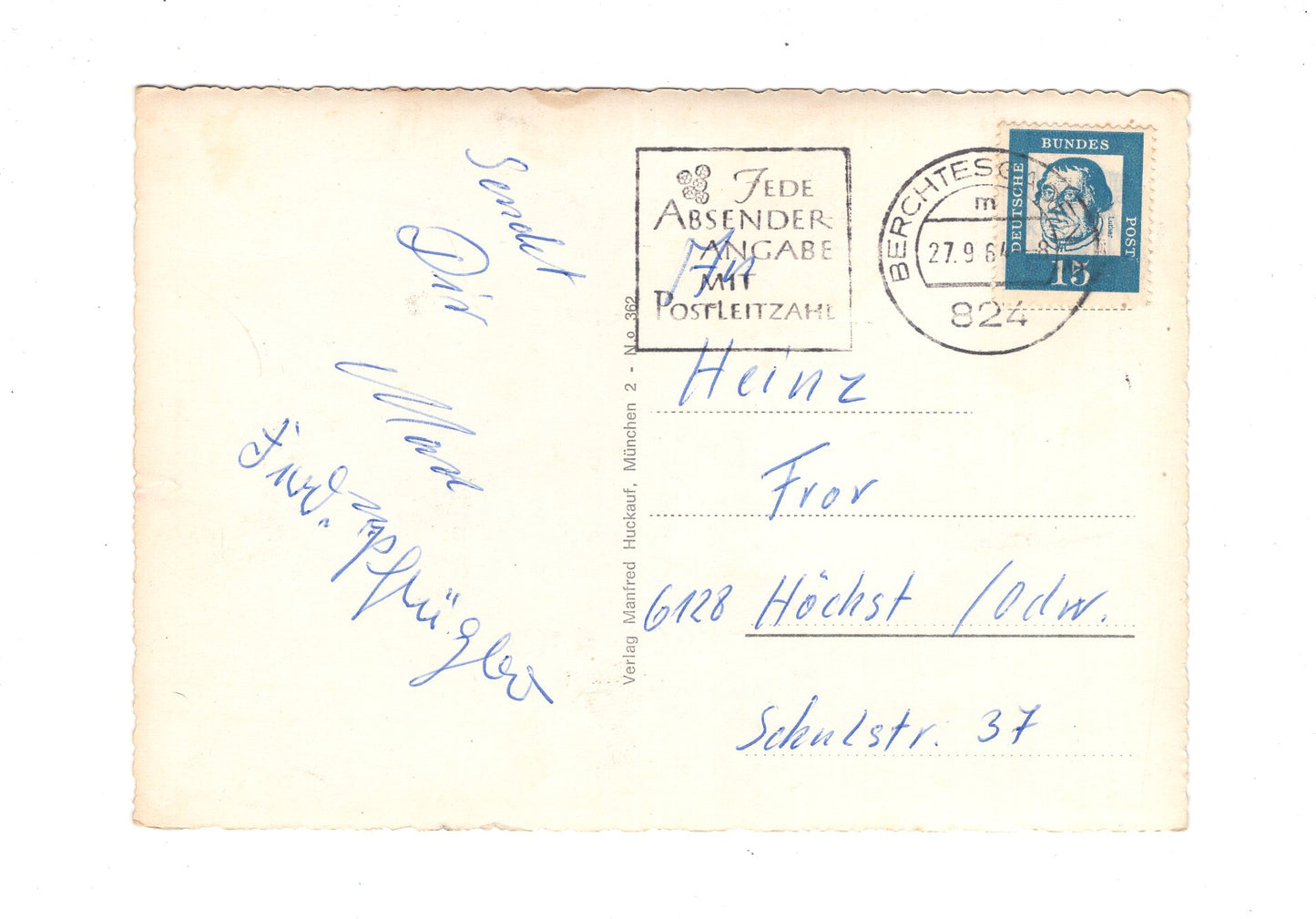 Ansichtskarte Berchtesgaden / Malerwinkel / Kehlsteinhaus +++