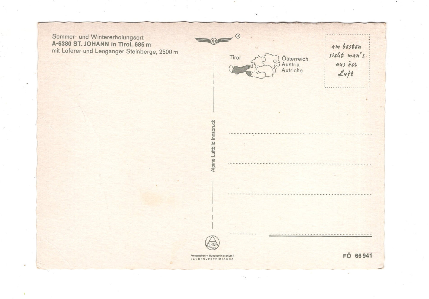 Ansichtskarte St. Johann in Tirol / Österreich / N1-65