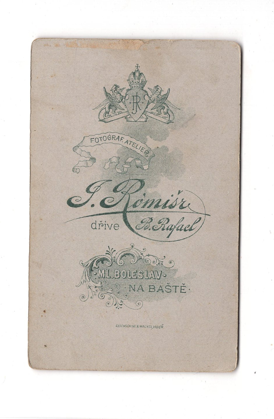 Fotografie Damenportrait - Ml. Boleslav um 1900 / CDV C1-04