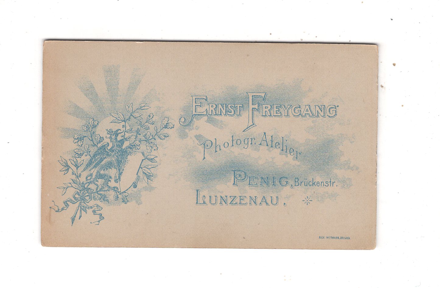 Fotografie Damenportrait - Penig / Lunzenau 1890er / CDV N1-14