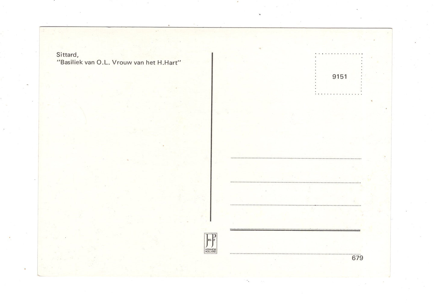 Ansichtskarte Sittard / Basilika / Niederlande / M1-69