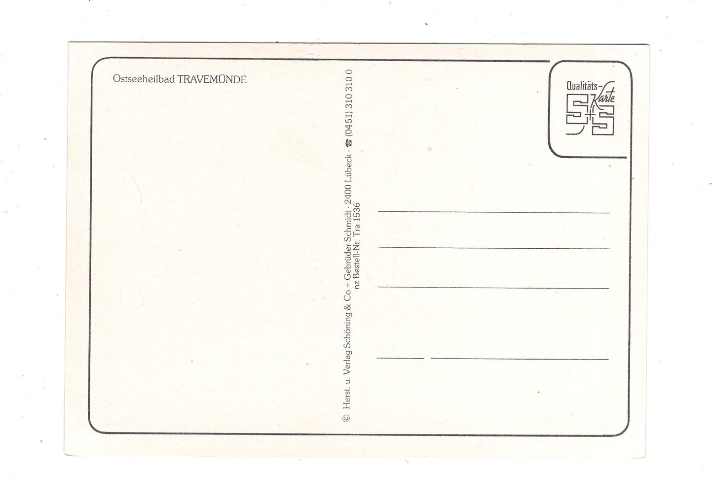 Ansichtskarte Ostseeheilbad Travemünde / L1-67