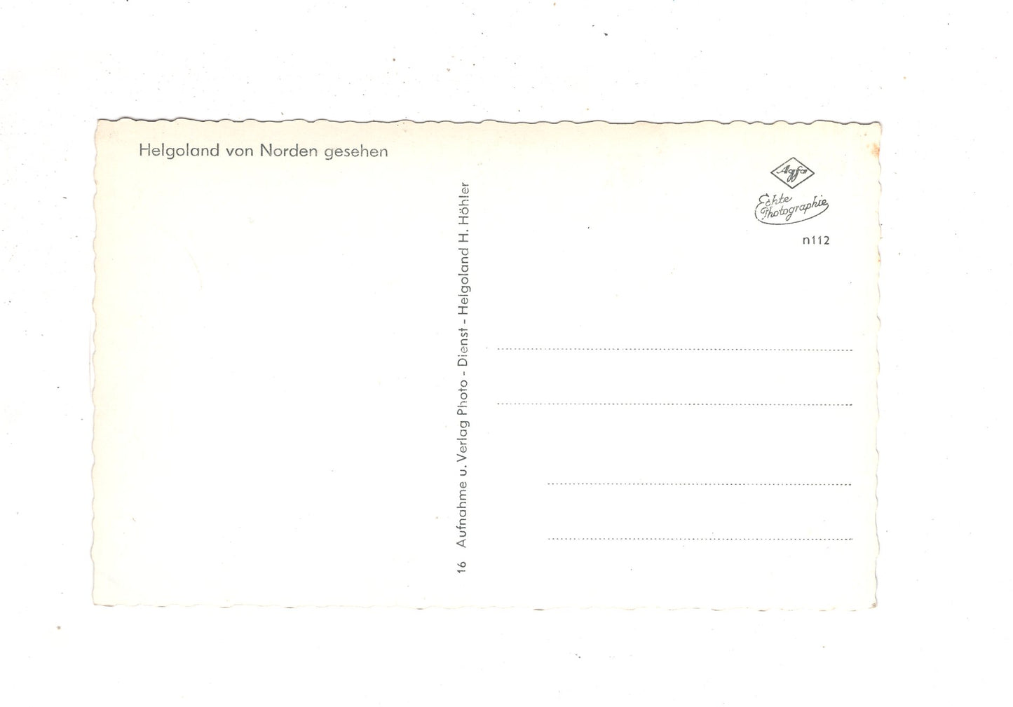 Ansichtskarte Helgoland von Norden gesehen / J1-67