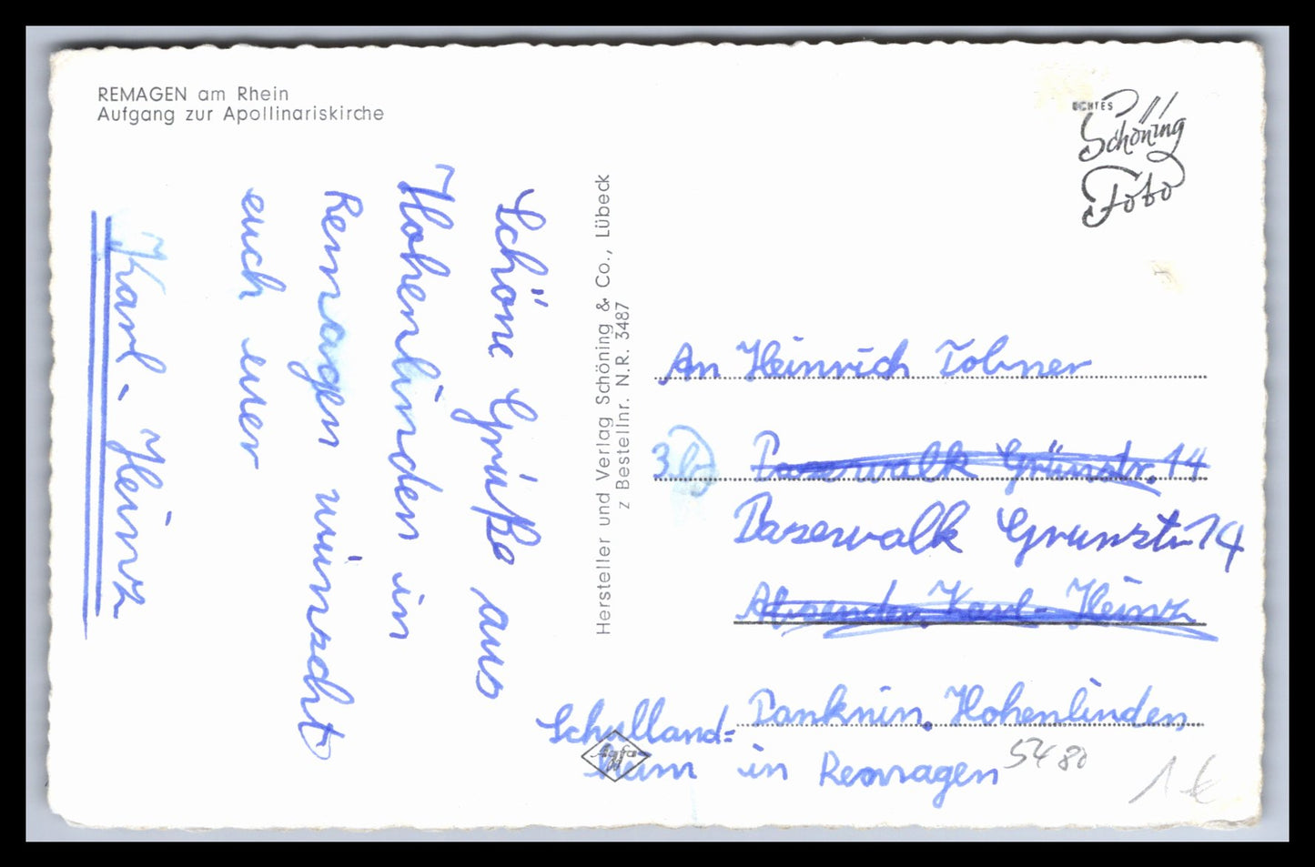 Ansichtskarte Remagen am Rhein