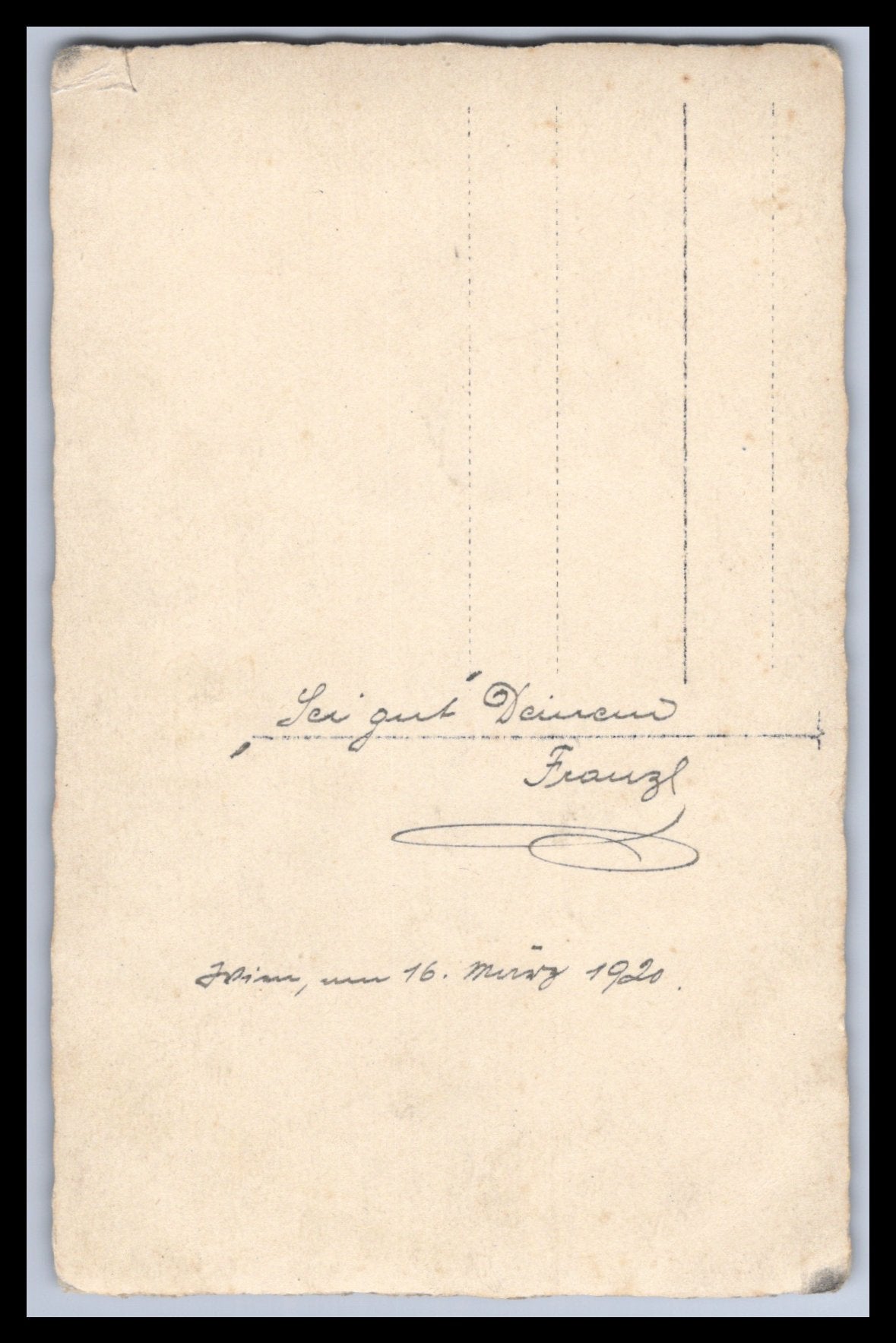 Ansichtskarte Herrenportrait / Feiner Herr - Wien 1920