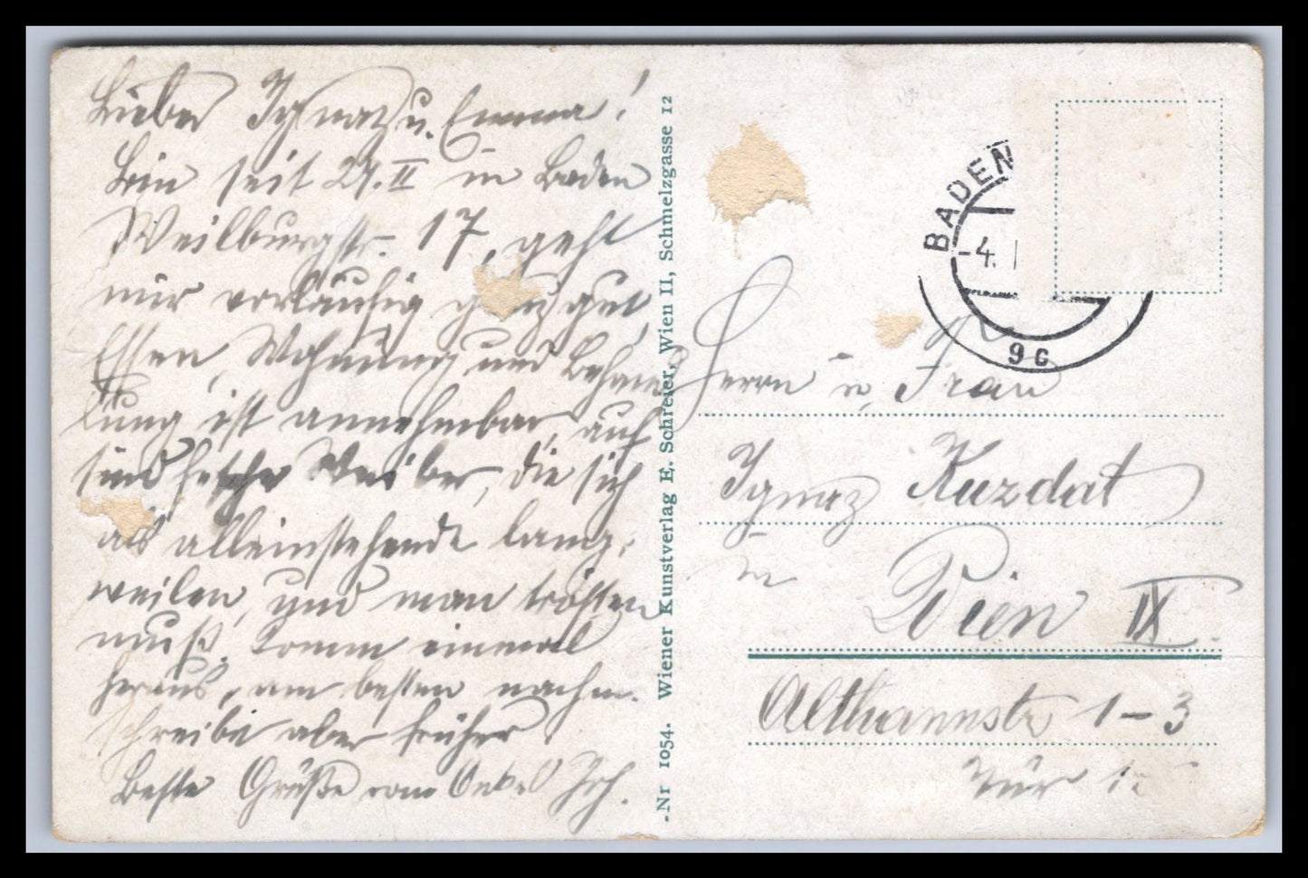 Ansichtskarte Baden bei Wien / Sauerhof - N. Ö. / Österreich