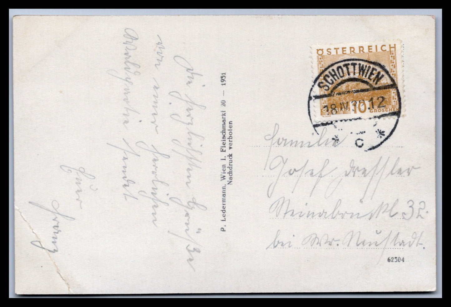 Ansichtskarte Klamm am Semmering - N. Ö. Österreich