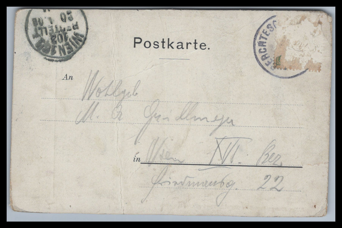 Ansichtskarte Rutschpartie im Salzbergwerk - Berchtesgaden