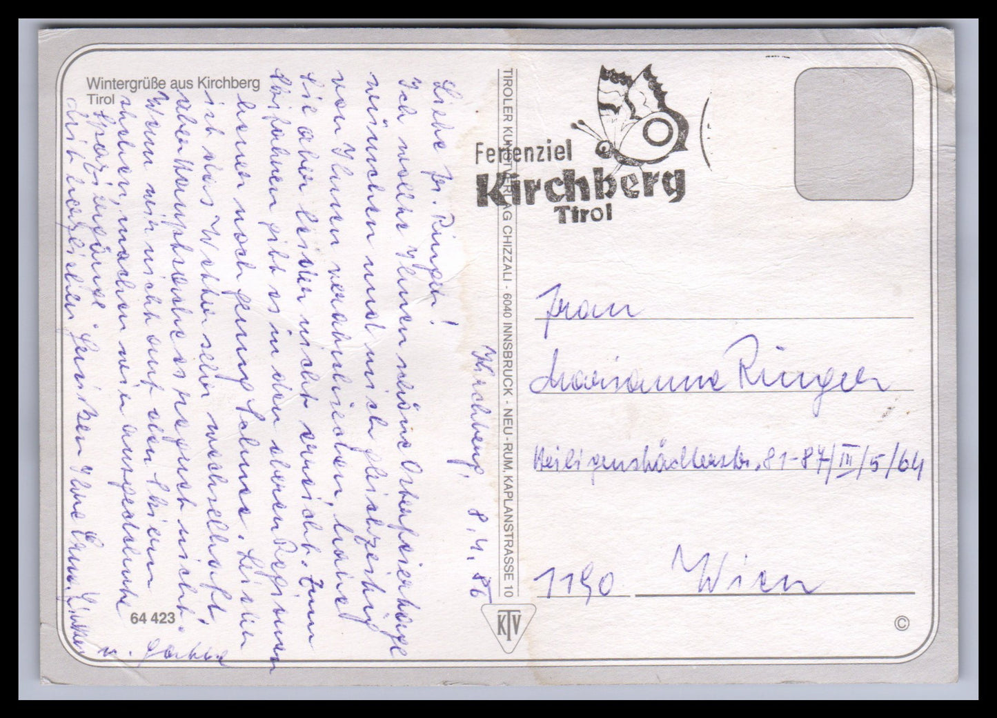 Ansichtskarte Kirchberg - Tirol Österreich