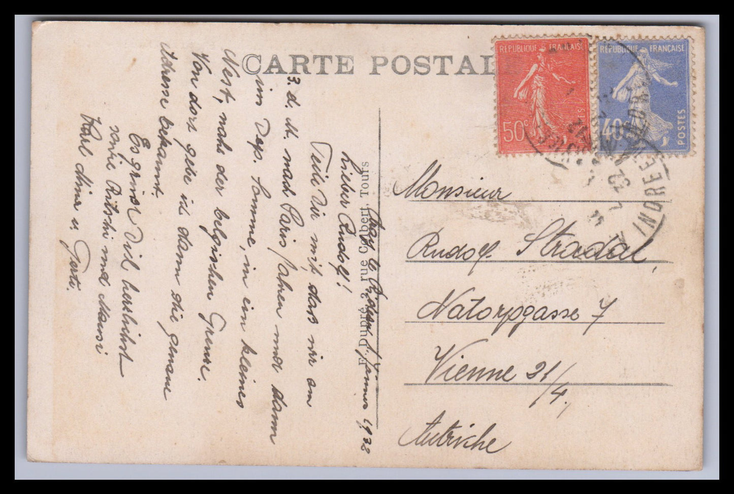 Ansichtskarte Azay-le-Rideau / Chateau National - Frankreich