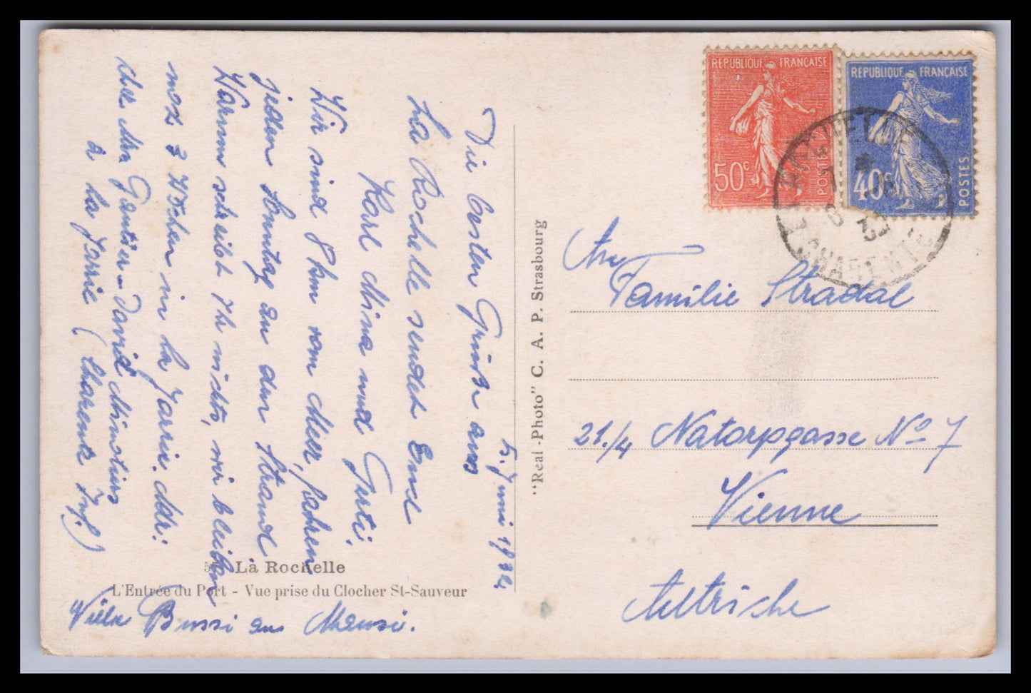 Ansichtskarte La Rochelle / L´ Entrée du Port - Frankreich