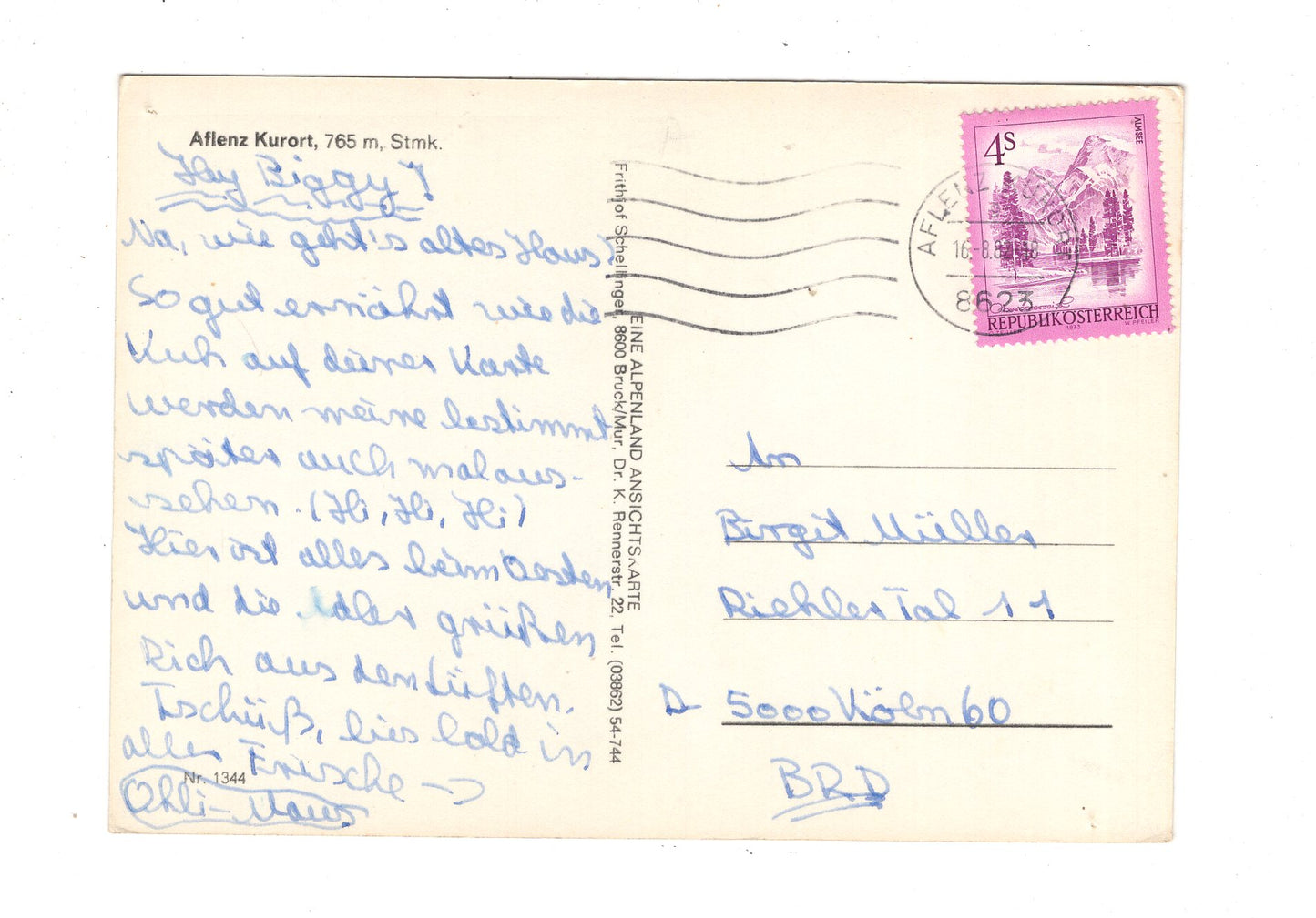 Ansichtskarte Aflenz / Steiermark / Österreich