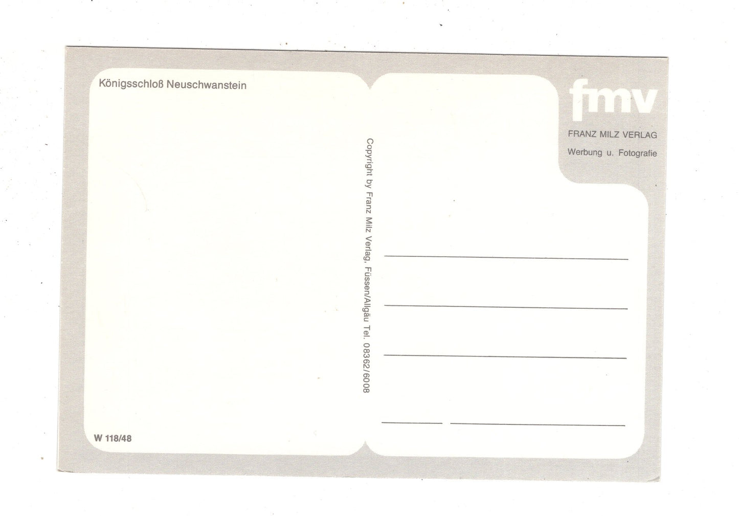 Ansichtskarte Königsschloss Neuschwanstein / I1-69