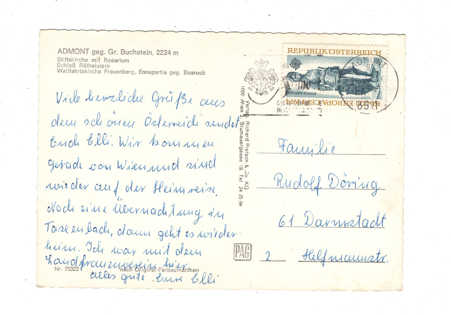 Ansichtskarte Admont / Österreich