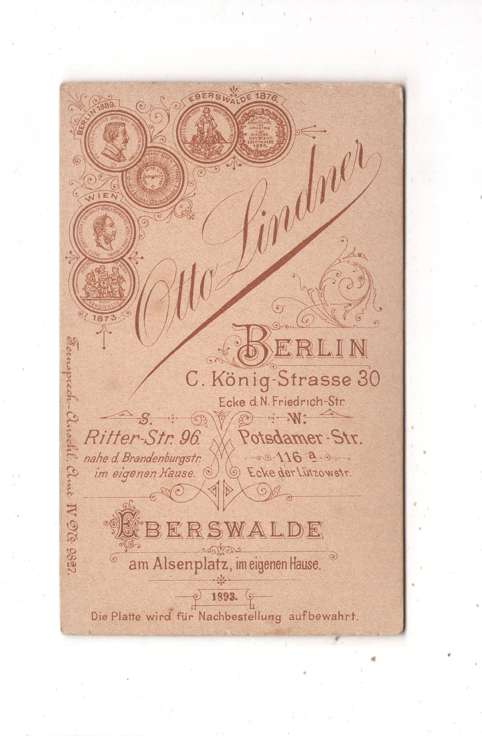 Fotografie Schönes Kinderbild / Baby - Berlin 1893