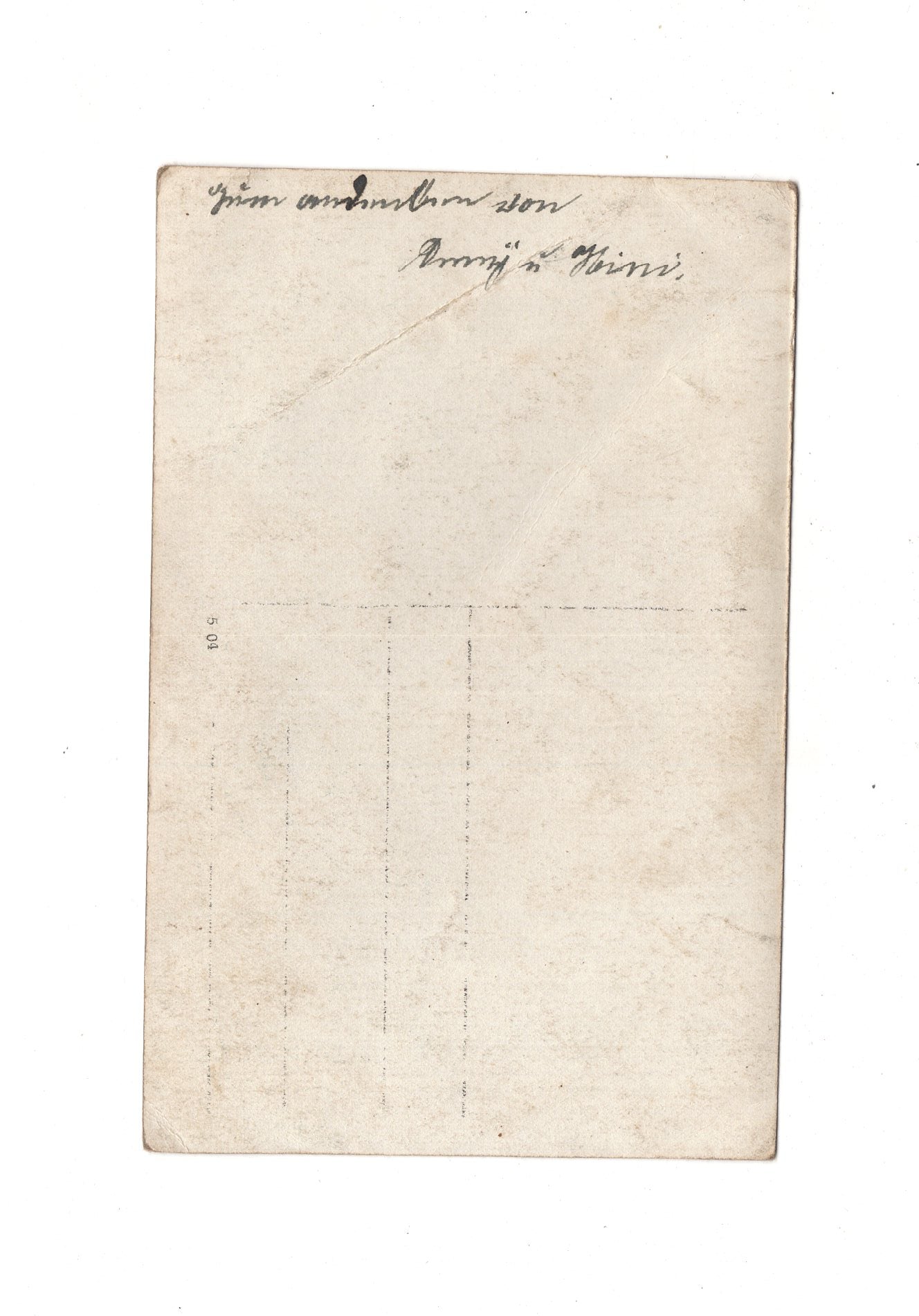 Ansichtskarte Soldat mit Frau & Widmung