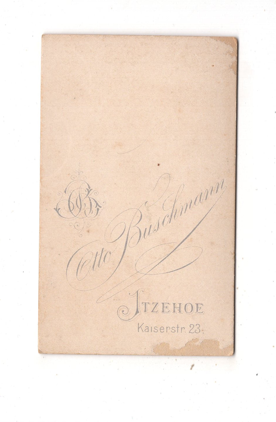 Fotografie Soldat - Itzehoe 1890er / CDV M1-08