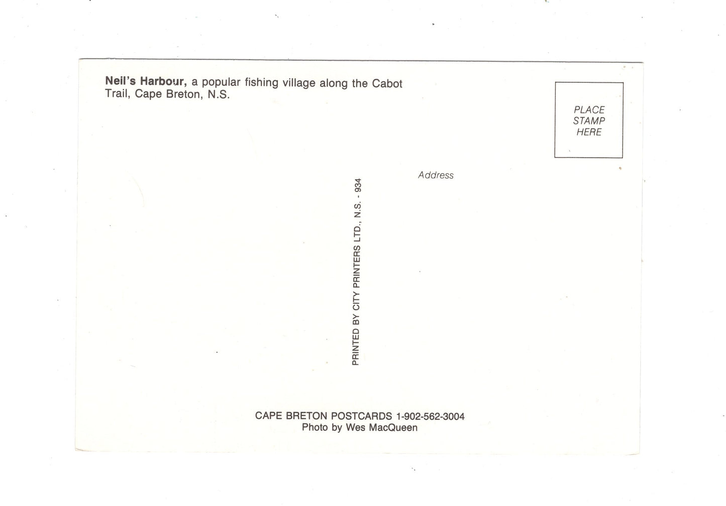 Ansichtskarte Neil´s Harbour / Cape Breton / Kanada