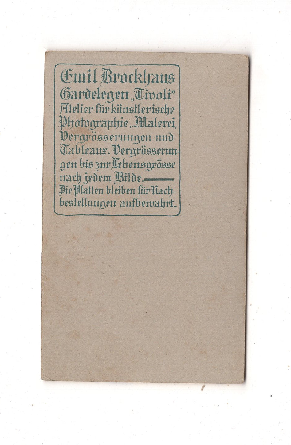Fotografie Schönes Kinderbild / Baby - Gardelegen um 1910 / CDV N1-10