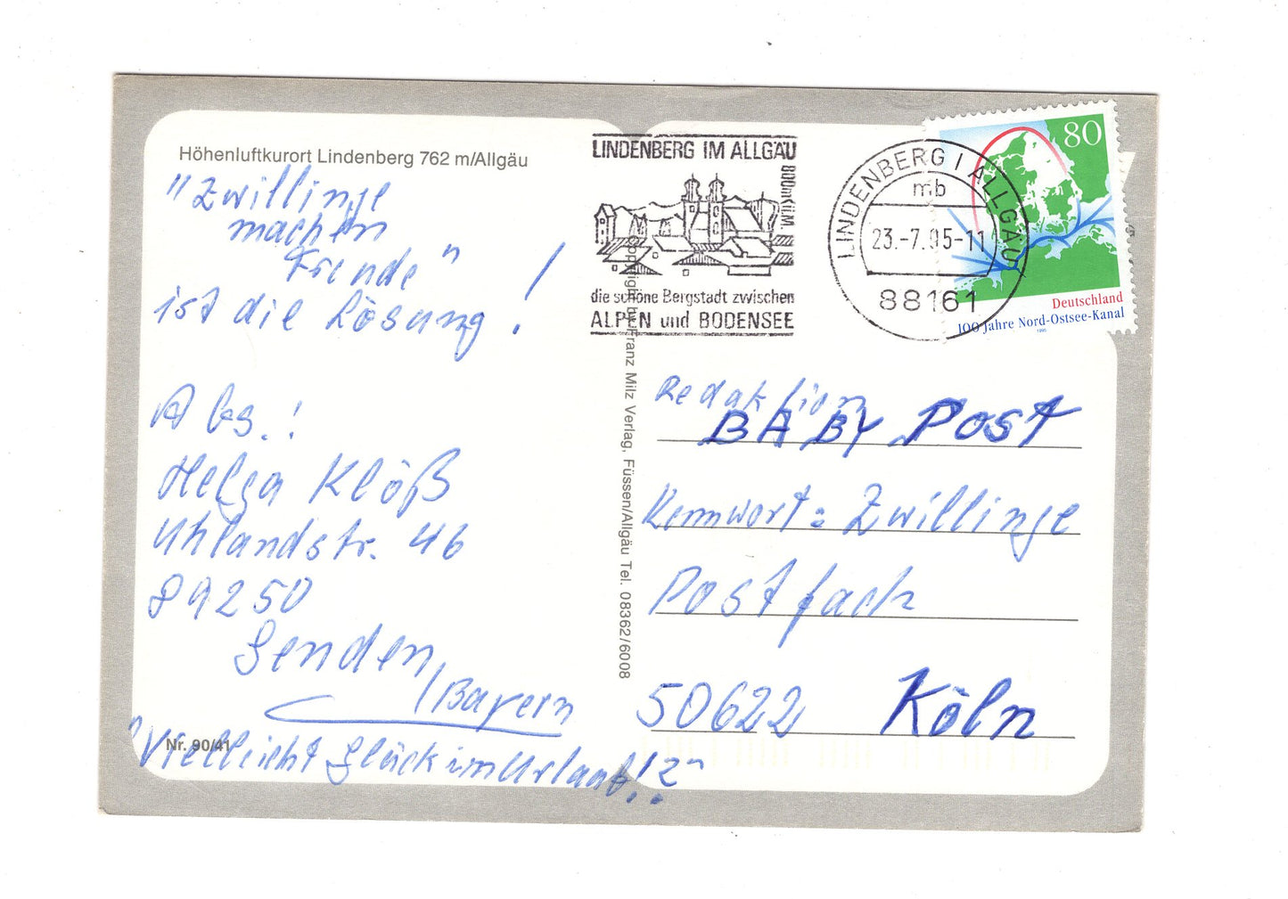 Ansichtskarte Lindenberg im Allgäu / H1-56