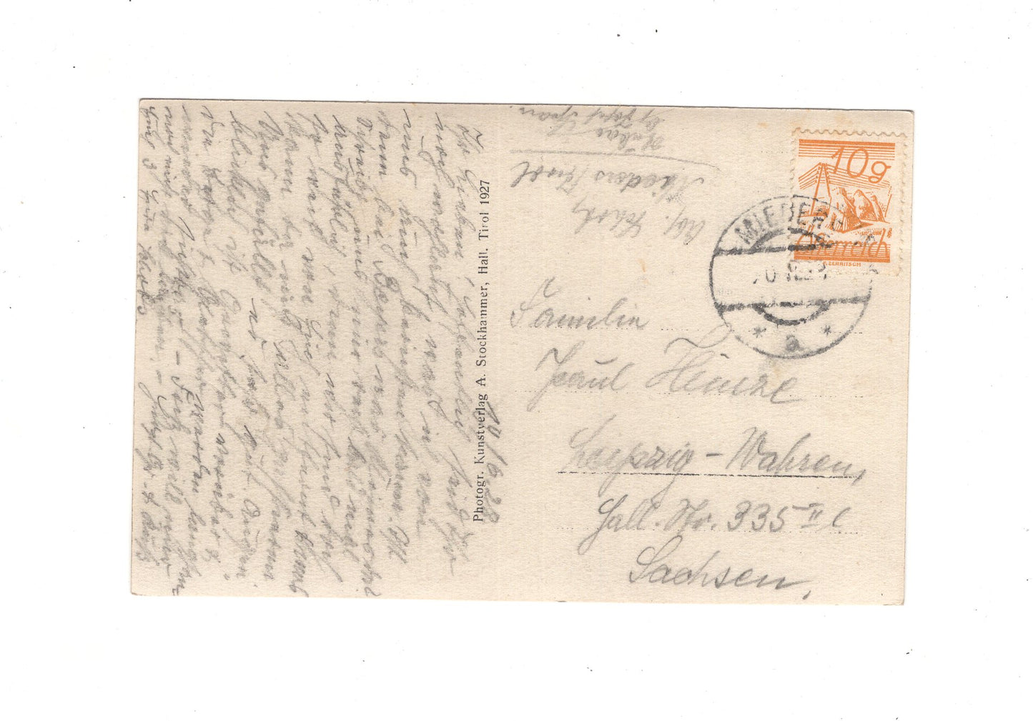 Ansichtskarte Habicht / Stubaital / Tirol / Österreich - 1928