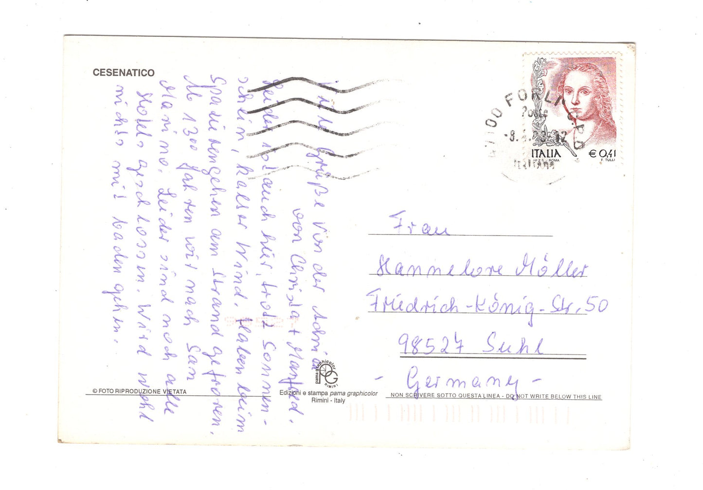 Ansichtskarte Cesenatico / Italien