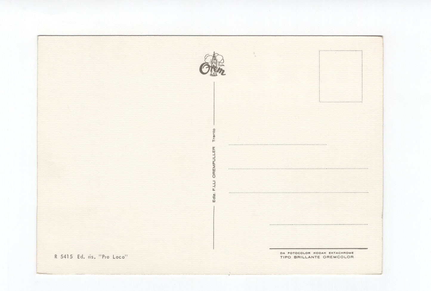 Ansichtskarte Dolomiten / Ziano di Fiemme / Südtirol / Italien