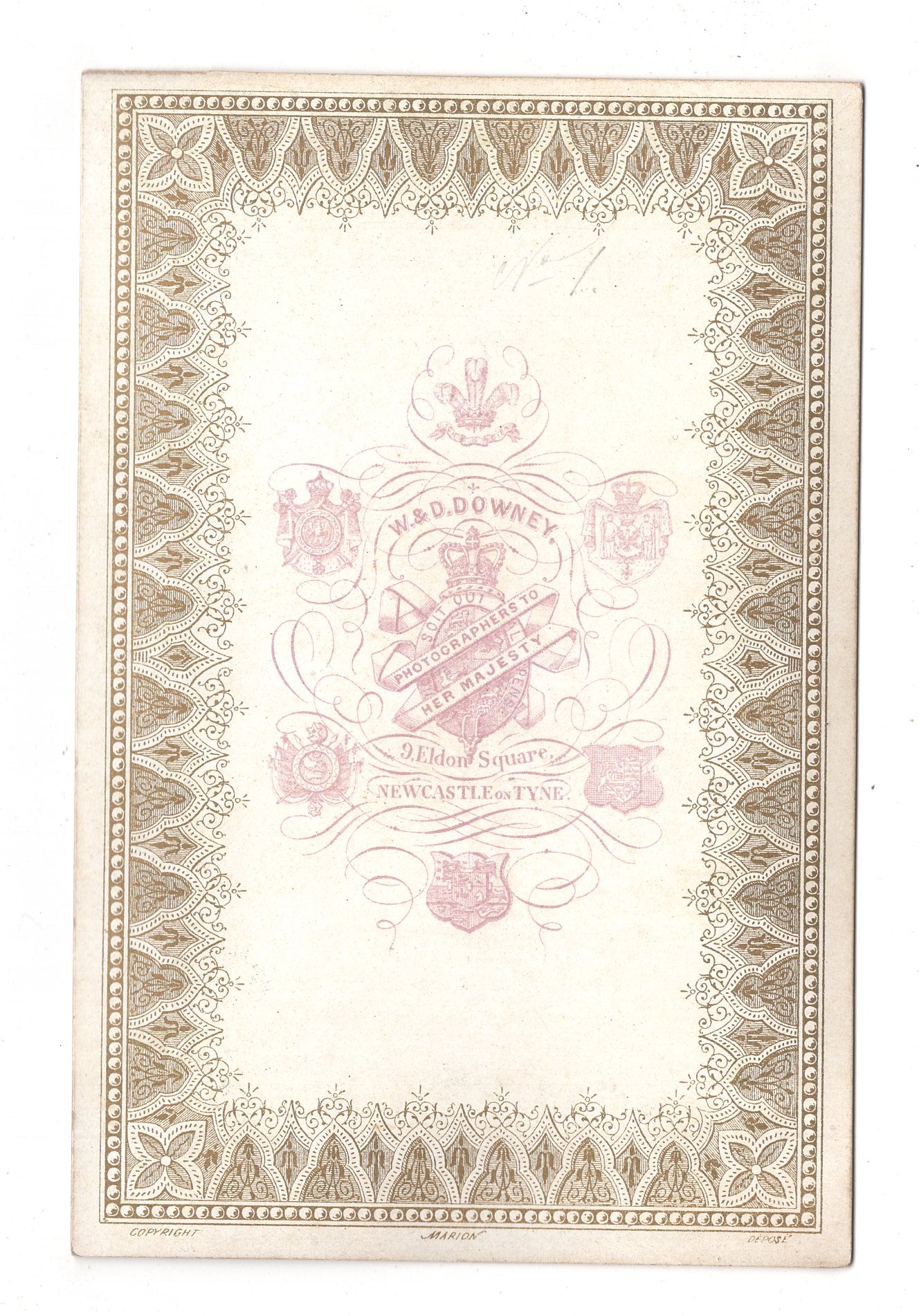 Fotografie Prinz Edward VII. von Wales mit Familie - Newcastle-upon-Tyne 1860er / CAB U-23