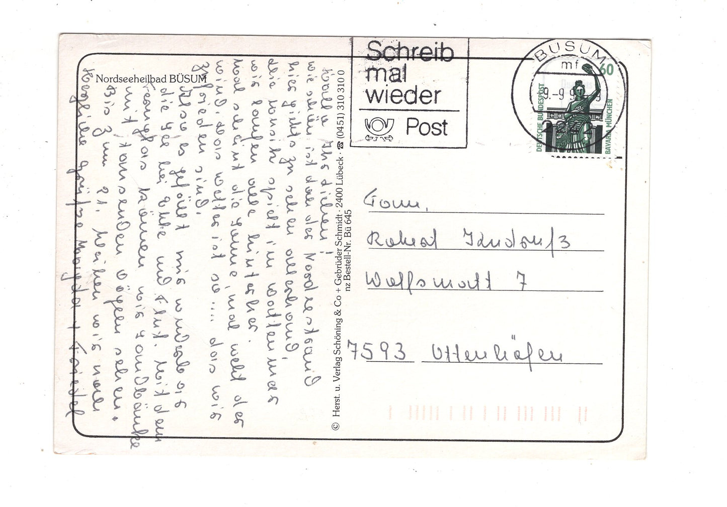 Ansichtskarte Nordseeheilbad Büsum / L1-67