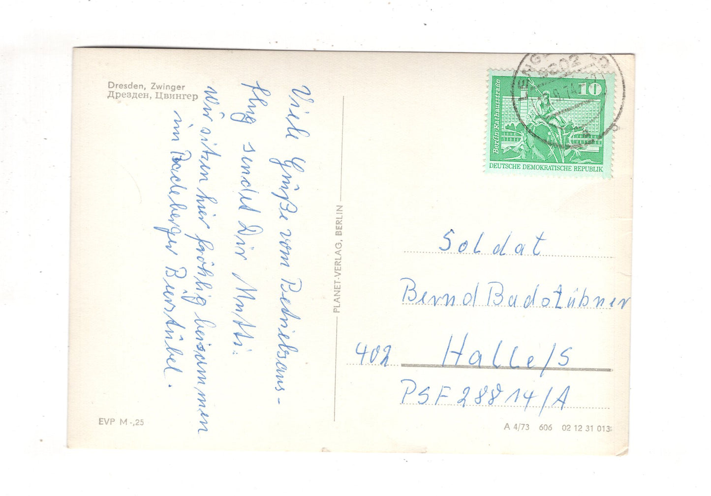 Ansichtskarte Dresden DDR / Zwinger / I1-69