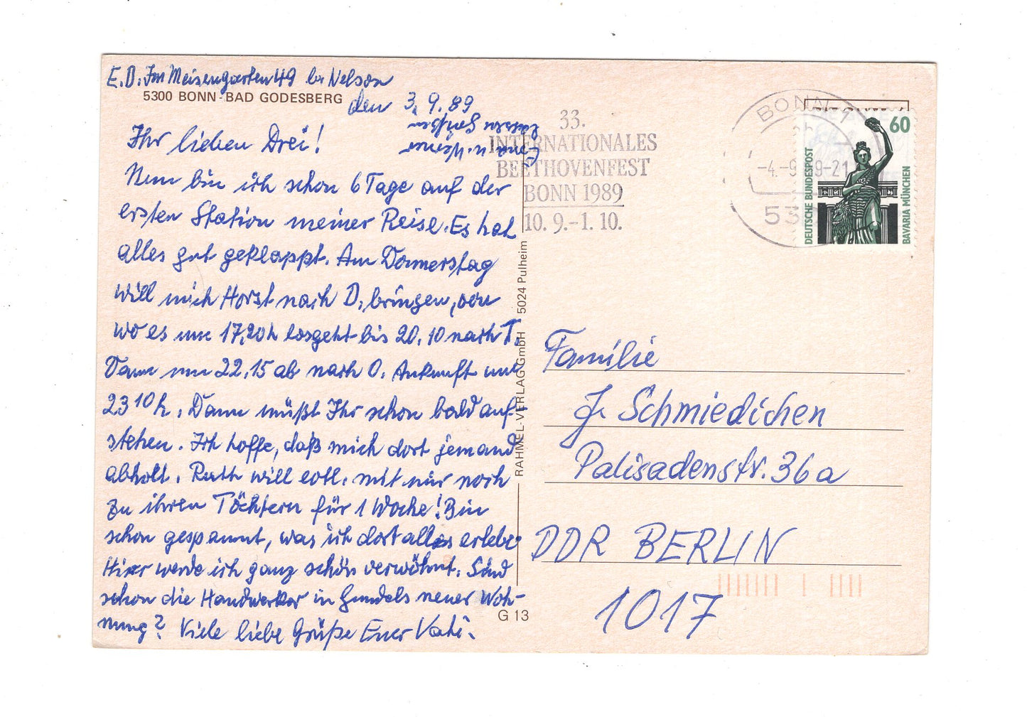 Ansichtskarte Bonn - Bad Godesberg / M1-65