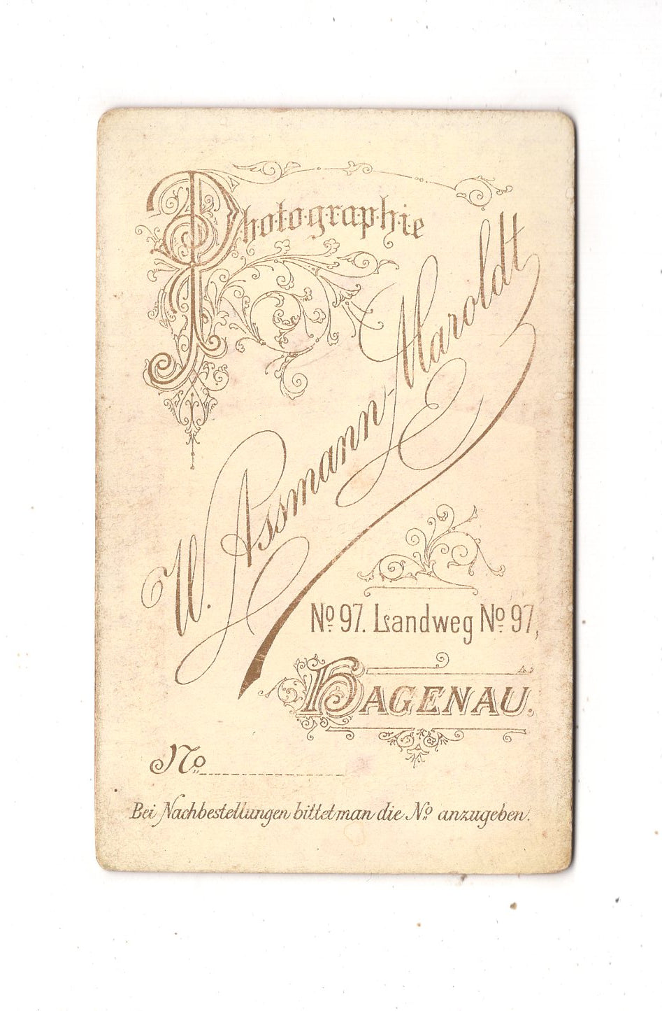 Fotografie Soldat - Hagenau 1880er